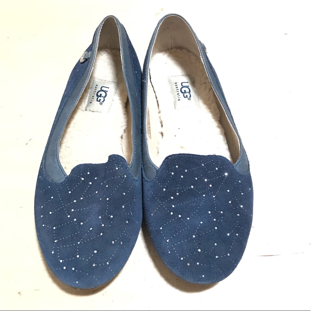 Ugg Studded Flats Blue Size 6